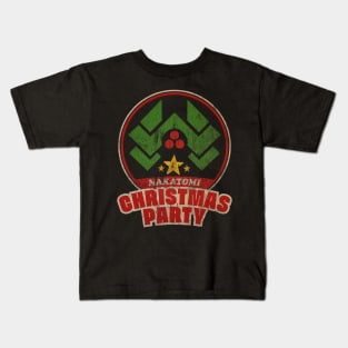 Vintage 90s Nakatomi Christmas Party Kids T-Shirt